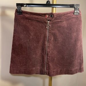 Boutique corduroy skirt
